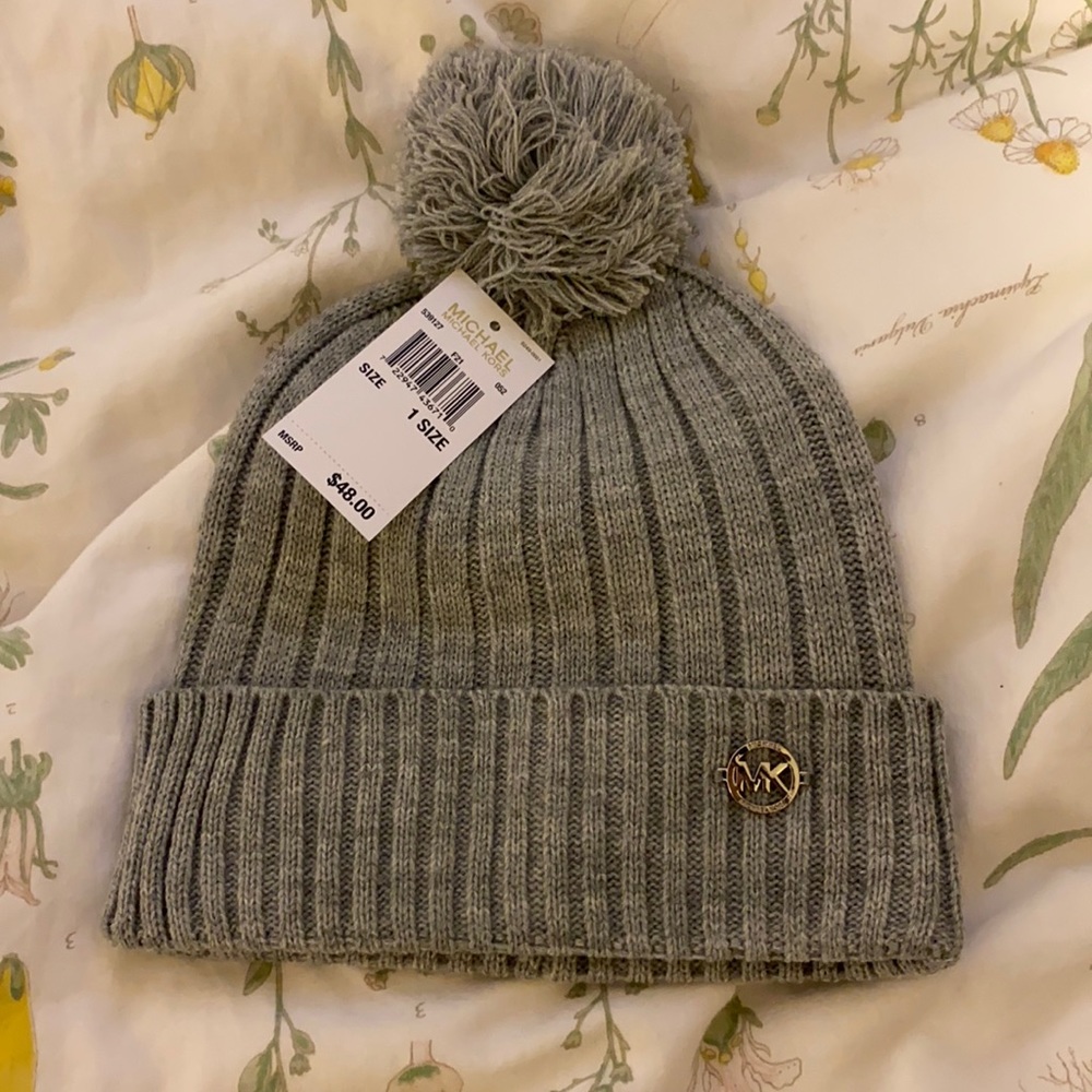 Michael Kors Pom Pom Beanie New